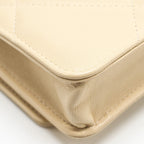 CHANEL 19 WALLET ON CHAIN LAMBSKIN LIGHT BEIGE MULTICOLOUR HARDWARE