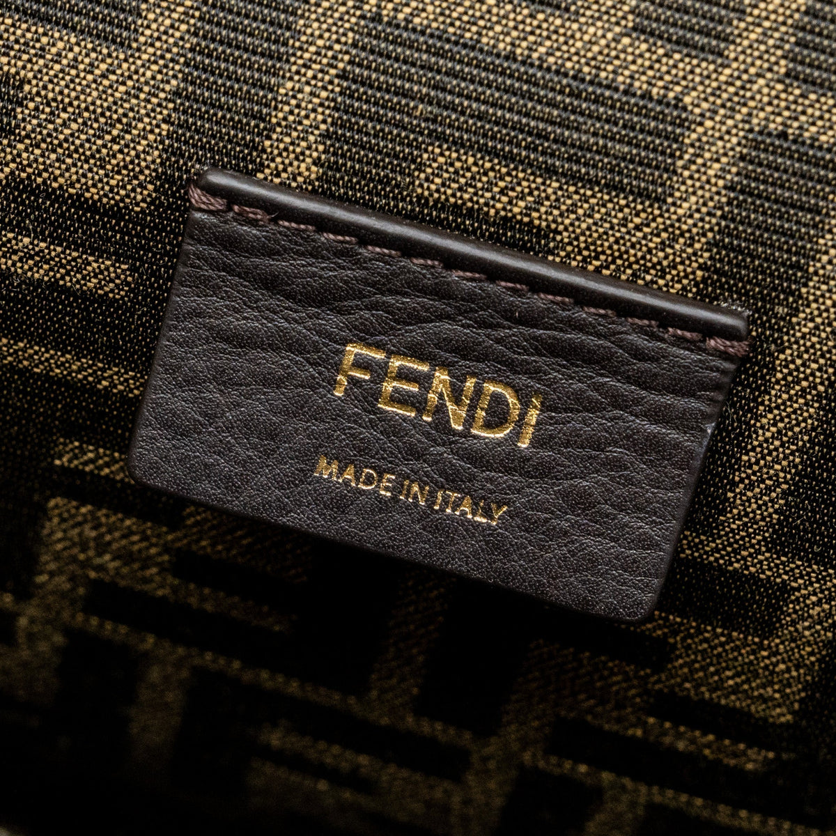 FENDI FIRST MEDIUM NAPPA LAMBSKIN CARAMEL GHW