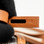 Goyard Saint Louis GM Tote Goyardine Canvas/Calfskin Black/Tan SHW
