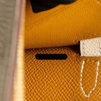 Hermes kelly to go epsom nata/sesame GHW
