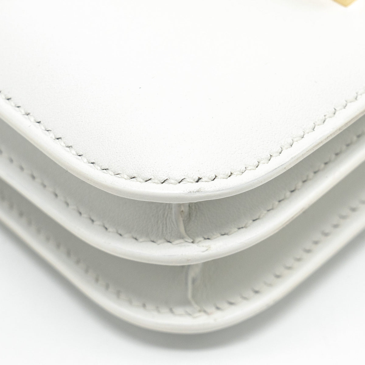 Hermes Mini Constance Swift New White LGHW