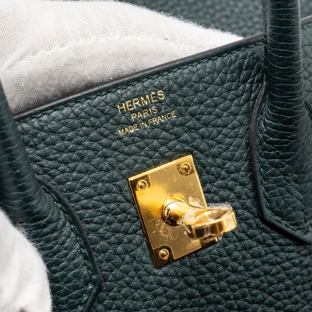 Hermes Birkin 25 Togo Vert Cypres GHW