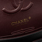 CHANEL SMALL CLASSIC DOUBLE FLAP LAMBSKIN BLACK GHW (MICROCHIP)