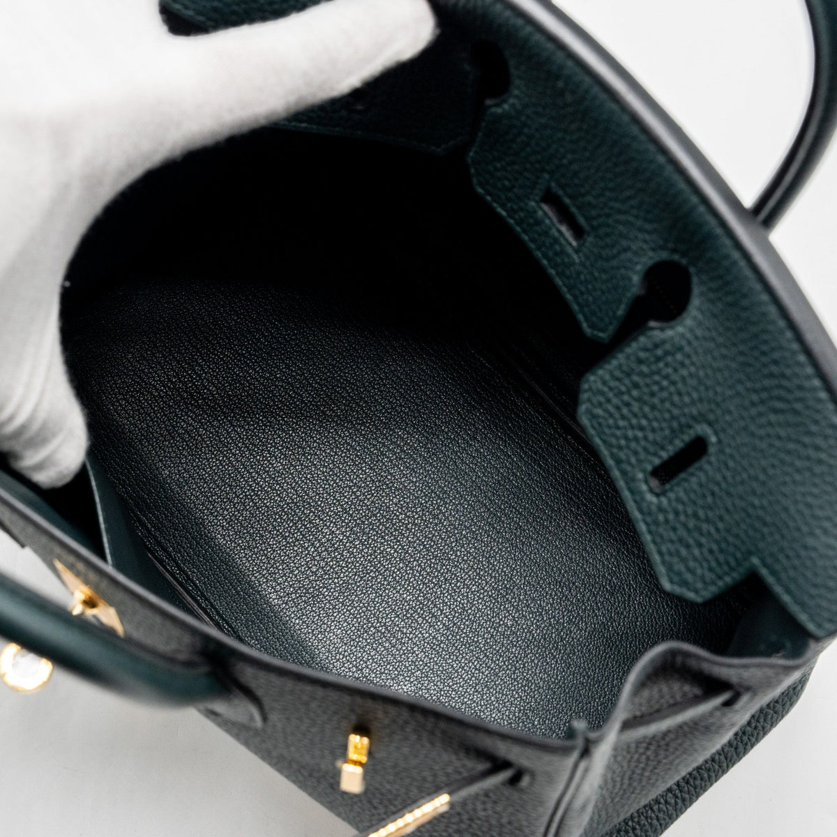 Hermes Birkin 25 Togo Vert Cypres GHW