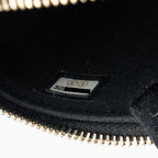 CHANEL VANITY CASE WITH DETAIL CC LOGO ON CHAIN CAVIAR BLACK LGHW