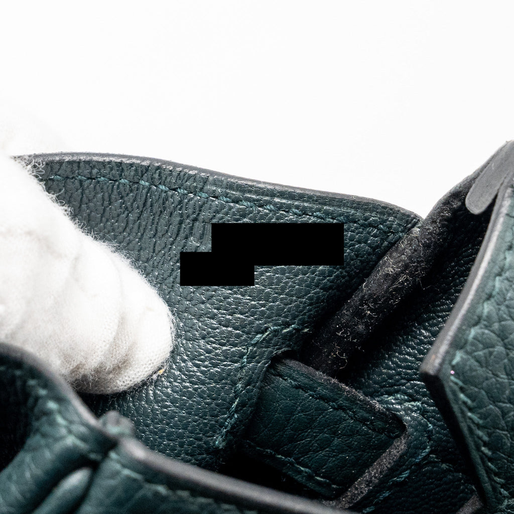 Hermes Birkin 25 Togo Vert Cypres GHW