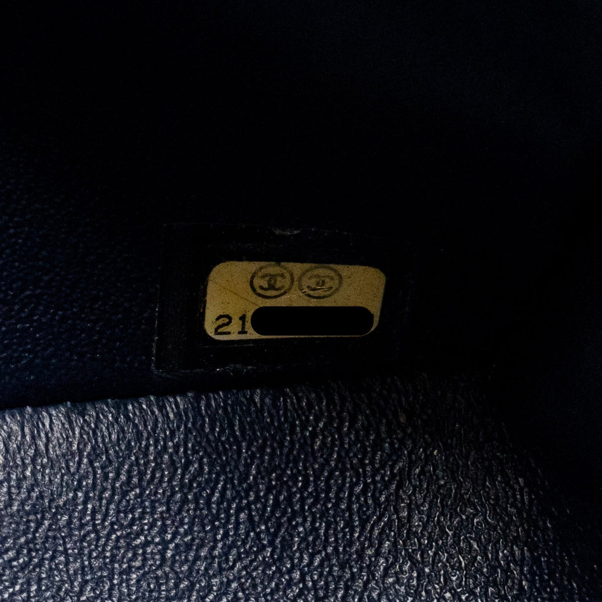 Chanel Mini Rectangular Flap Bag Caviar Dark Blue RUTHENIUM HARDWARE