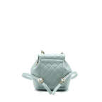 CHANEL 23C DUMA MINI BACKPACK CALFSKIN LIGHT GREY LGHW (MICROCHIP)