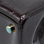 LOUIS VUITTON AMARANTE MONOGRAM VERNIS BREA MM BAG GHW