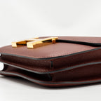 Hermes Mini Constance Evercolor Rouge H GHW