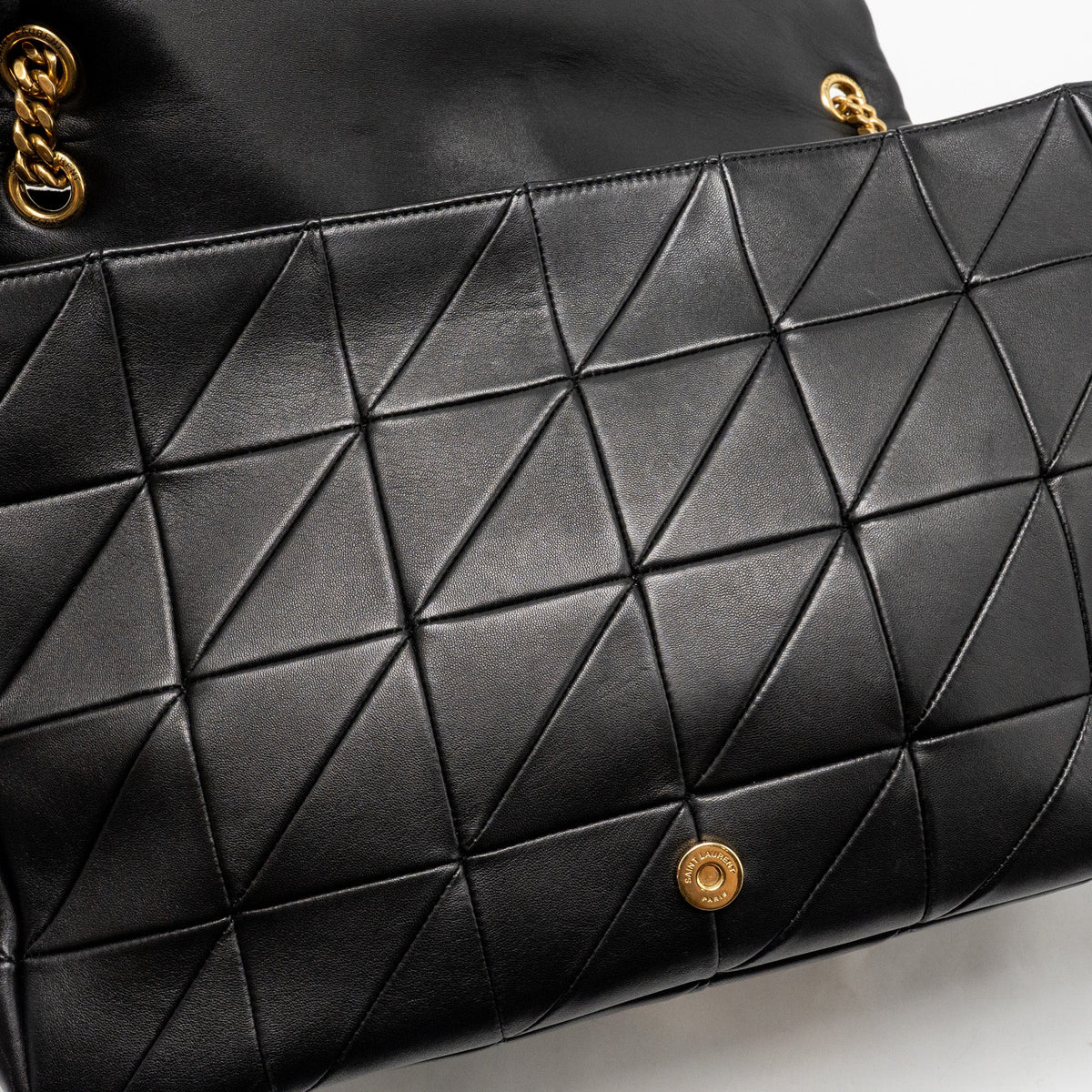 Saint Laurent/YSL Large Jamie 4.3 Chain Bag Quilted Lambskin Black GHW