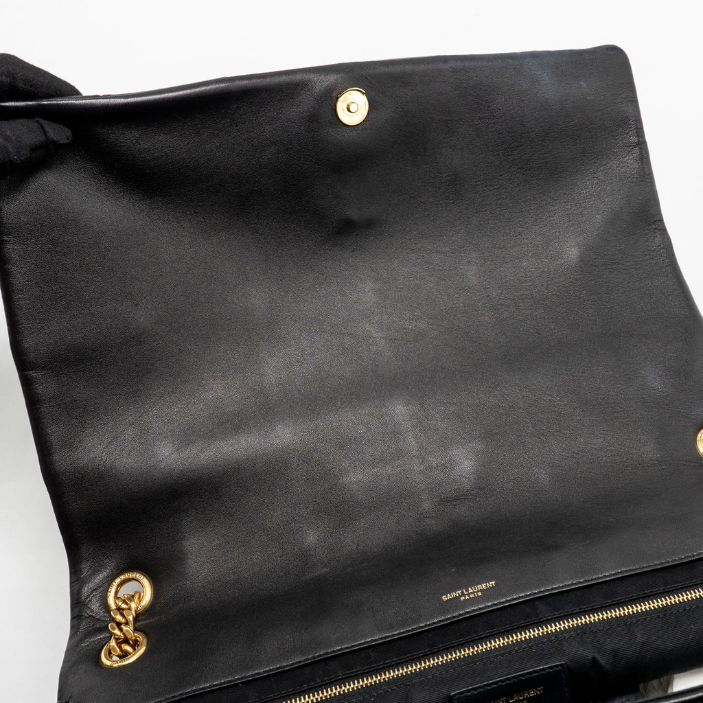 Saint Laurent/YSL Large Jamie 4.3 Chain Bag Quilted Lambskin Black GHW