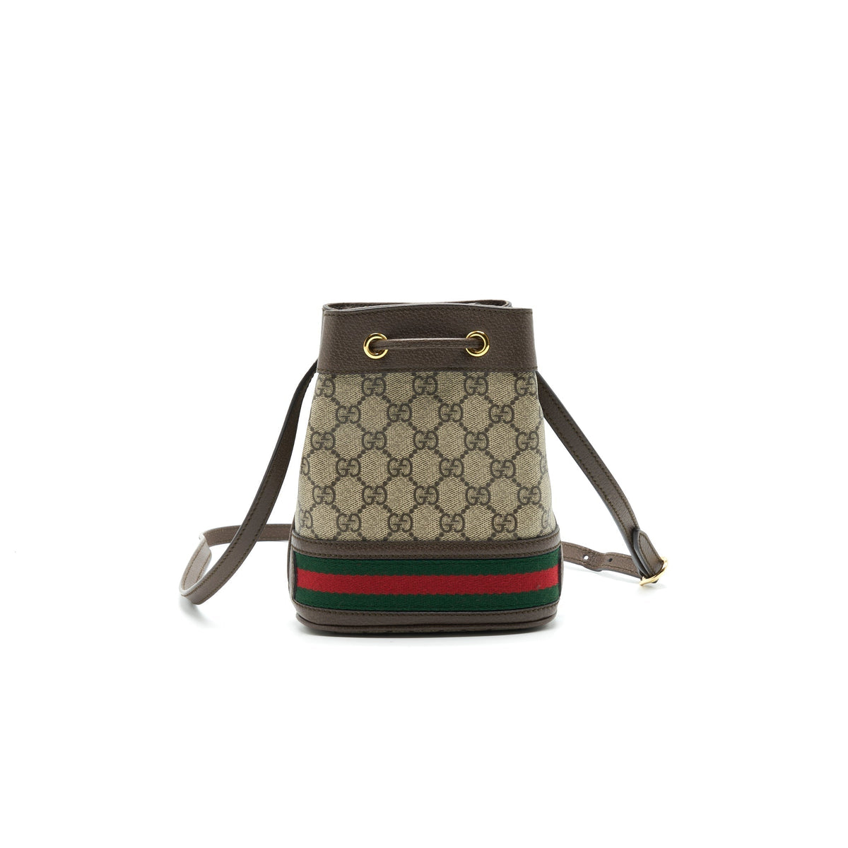 GUCCI MINI OPHIDIA GG SUPREME BUCKET BAG
