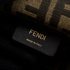 FENDI FIRST MEDIUM LAMBSKIN /SHEARLING LIGHT BEIGE GHW