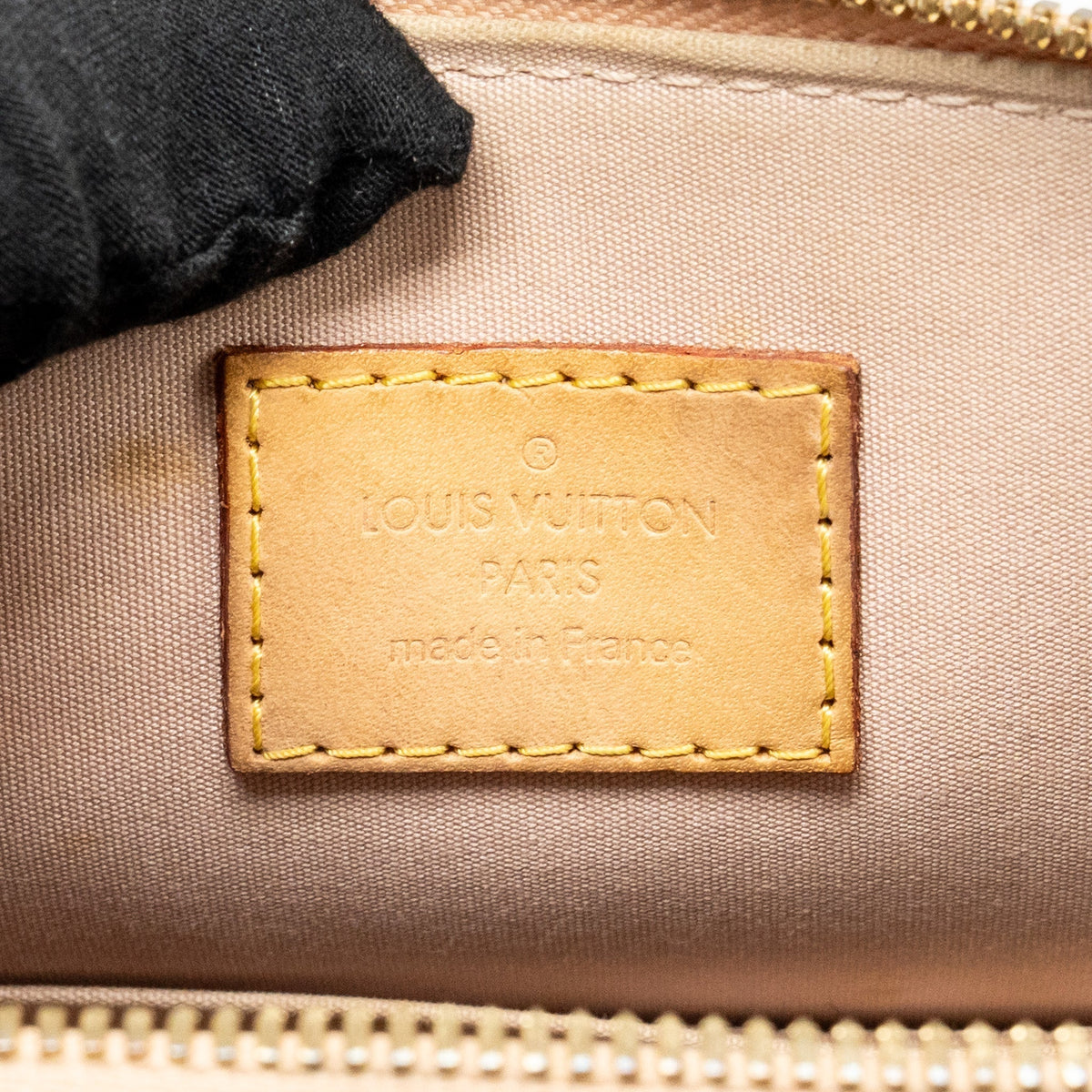 LOUIS VUITTON ALMA PM MONOGRAM VERNIS LEATHER ROSE FLORENTIN GHW
