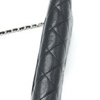 CHANEL CLASSIC WALLET ON CHAIN CAVIAR BLACK SHW