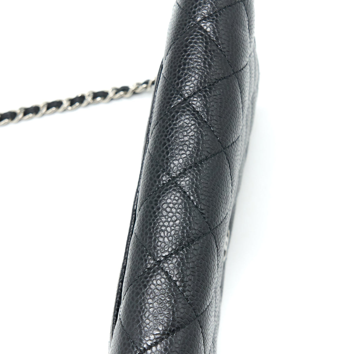 CHANEL CLASSIC WALLET ON CHAIN CAVIAR BLACK SHW