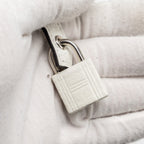 HERMES PICOTIN 18 LOCK BAG CLEMENCE NEW WHITE SHW