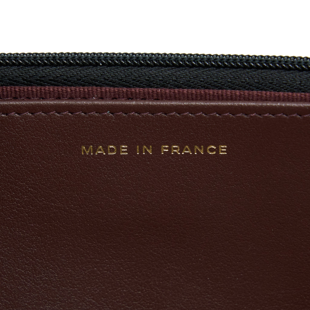 CHANEL CLASSIC WALLET ON CHAIN CAVIAR BLACK GHW (MICROCHIP)