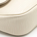 Louis Vuitton Montaigne Pochette EPI Leather Ivory SHW