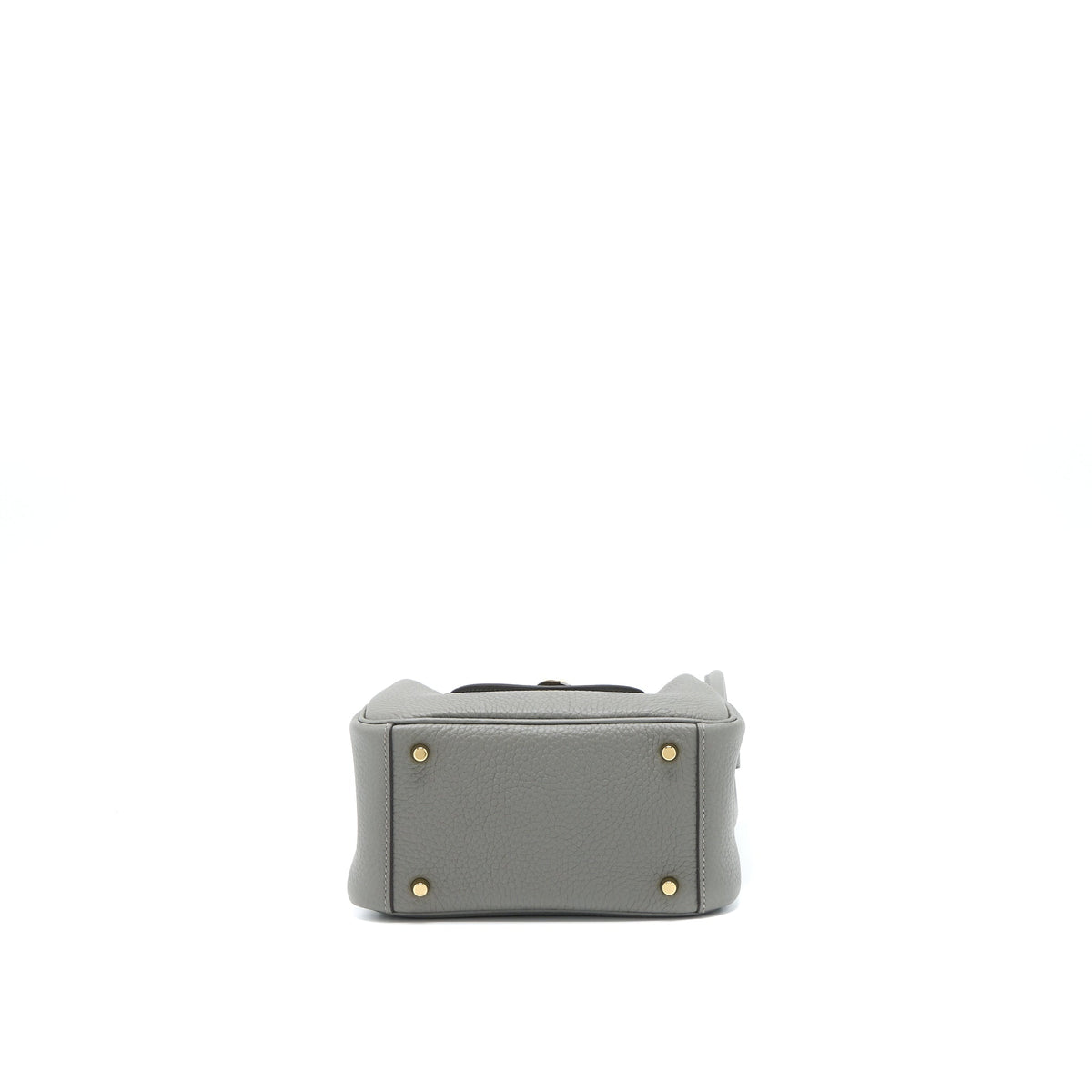 Hermes Mini Lindy Clemence 0L Gris Meyer GHW