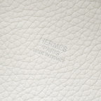 HERMES PICOTIN 18 LOCK BAG CLEMENCE NEW WHITE SHW