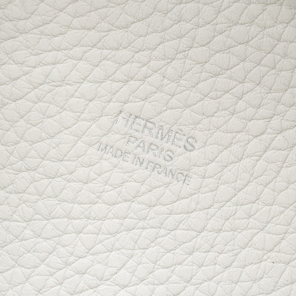 HERMES PICOTIN 18 LOCK BAG CLEMENCE NEW WHITE SHW