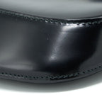 PRADA CLEO SHOULDER BAG BRUSHED LEATHER BLACK SHW