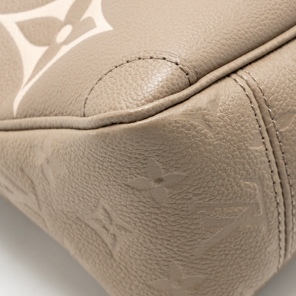 Louis Vuitton Trianon PM Monogram Empreinte Leather Tourterelle/Creme GHW