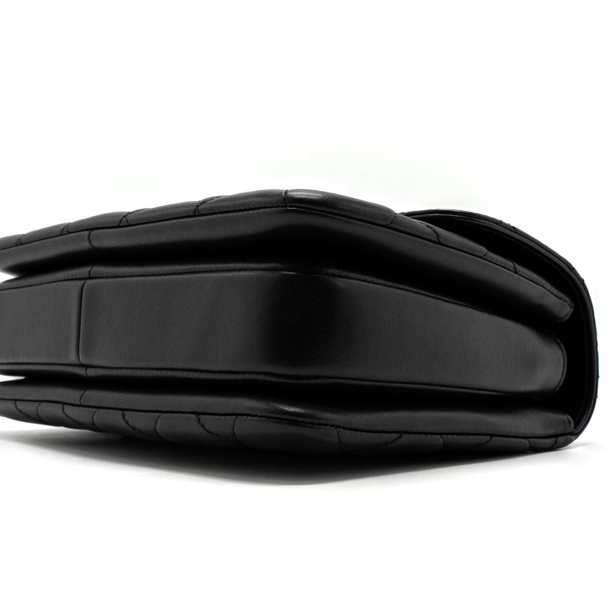 CHANEL SMALL TRENDY CC FLAP BAG LAMBSKIN SO BLACK(MICROCHIP)
