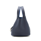 Hermes Picotin 22 Lock Bag Bleu Nuit/Bleu France SHW