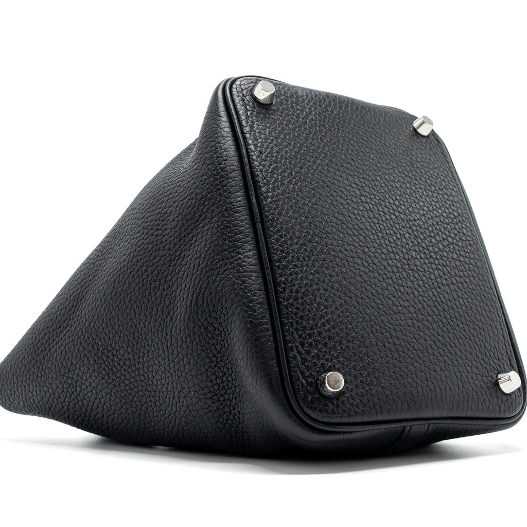 Hermes Picotin 18 Clemence Black SHW