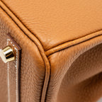 HERMES BIRKIN 25 TOGO GOLD GHW
