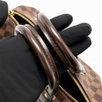 LOUIS VUITTON Speedy Bandoliers 25 Damier Ebene Canvas GHW