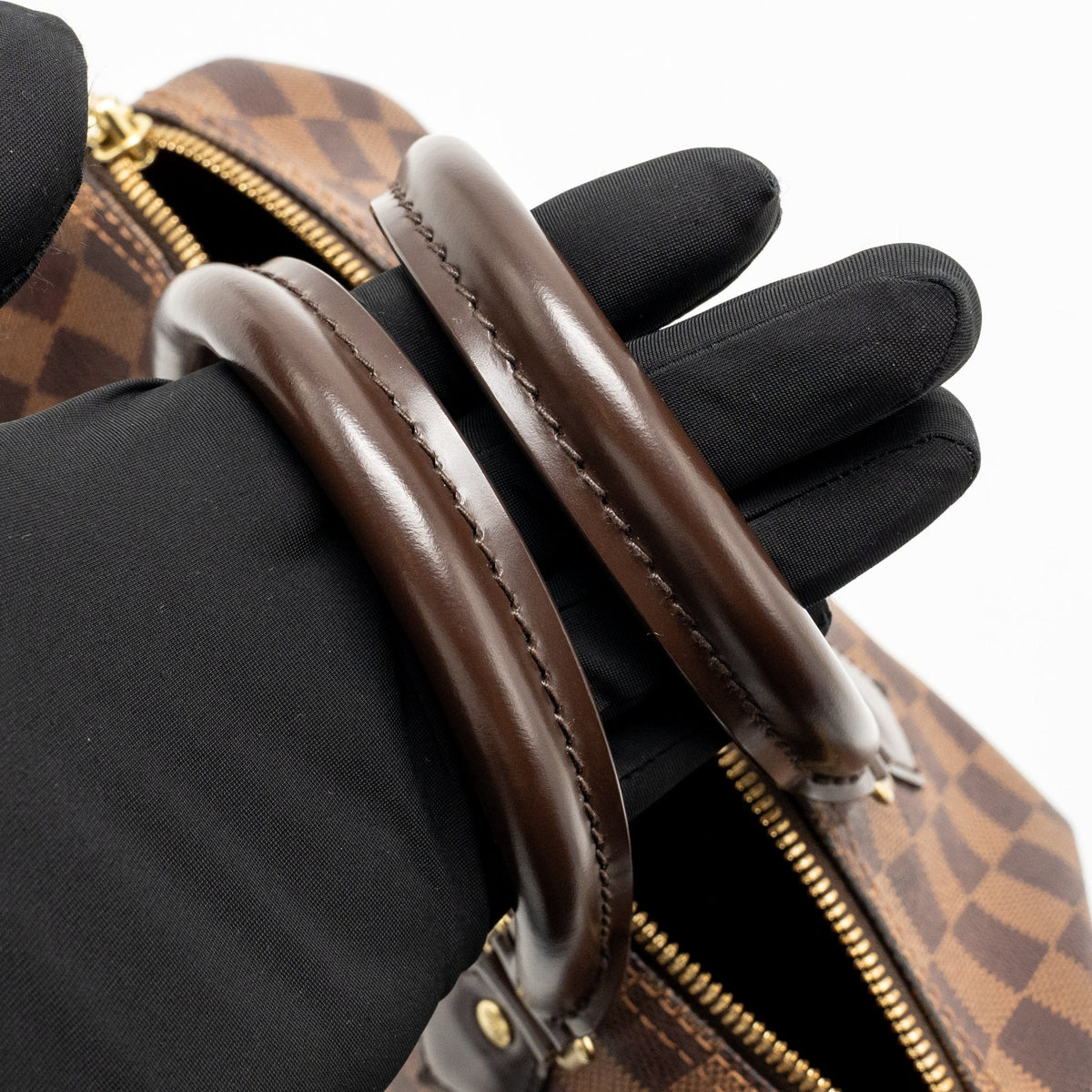LOUIS VUITTON Speedy Bandoliers 25 Damier Ebene Canvas GHW