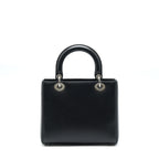 DIOR MEDIUM LADY DIOR LIMITED EDITION LAMBSKIN BLACK/MULTICOLOR SHW