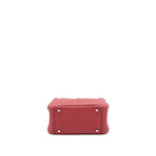 Hermes Mini Lindy Clemence Rouge Grenat SHW