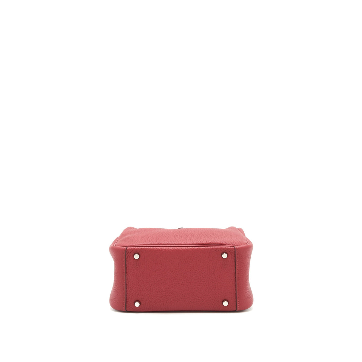 Hermes Mini Lindy Clemence Rouge Grenat SHW