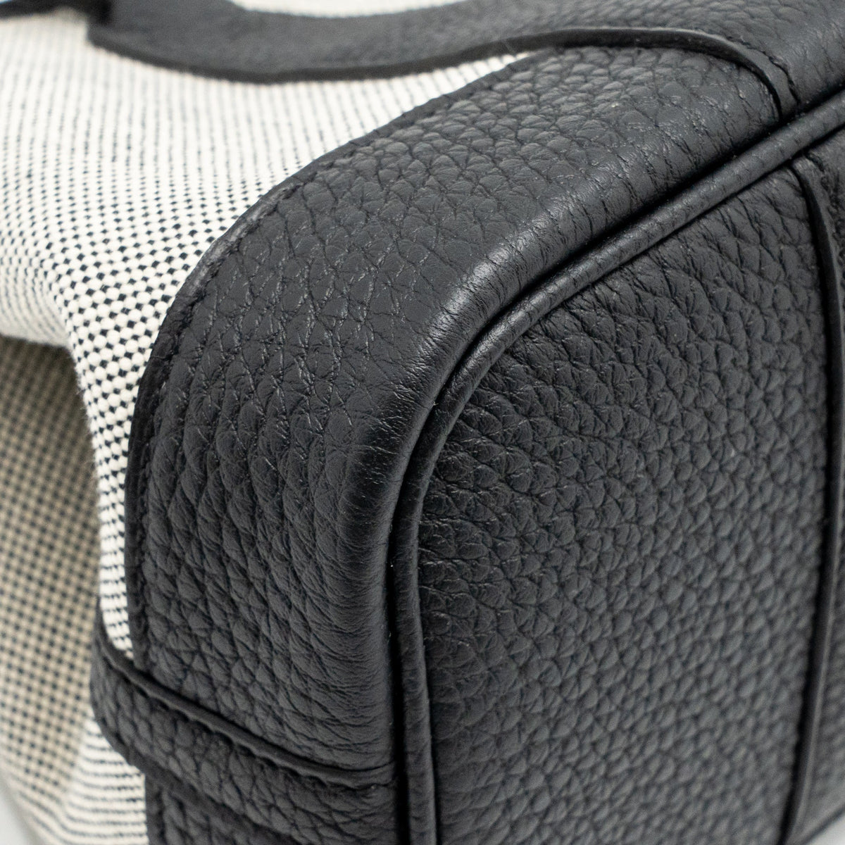 Hermes Neo Garden Party 23 NEGONDA/CANVAS ECRU/NOIR SHW