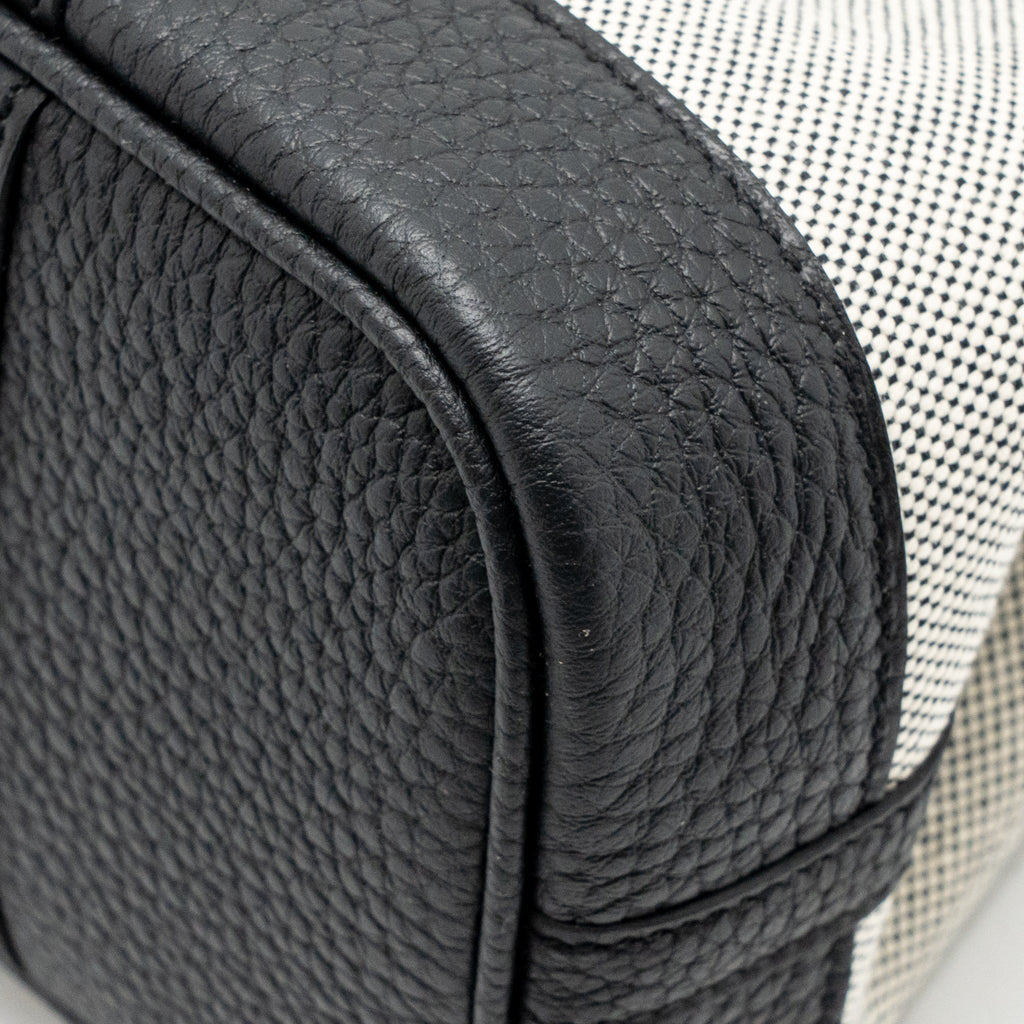 Hermes Neo Garden Party 23 NEGONDA/CANVAS ECRU/NOIR SHW