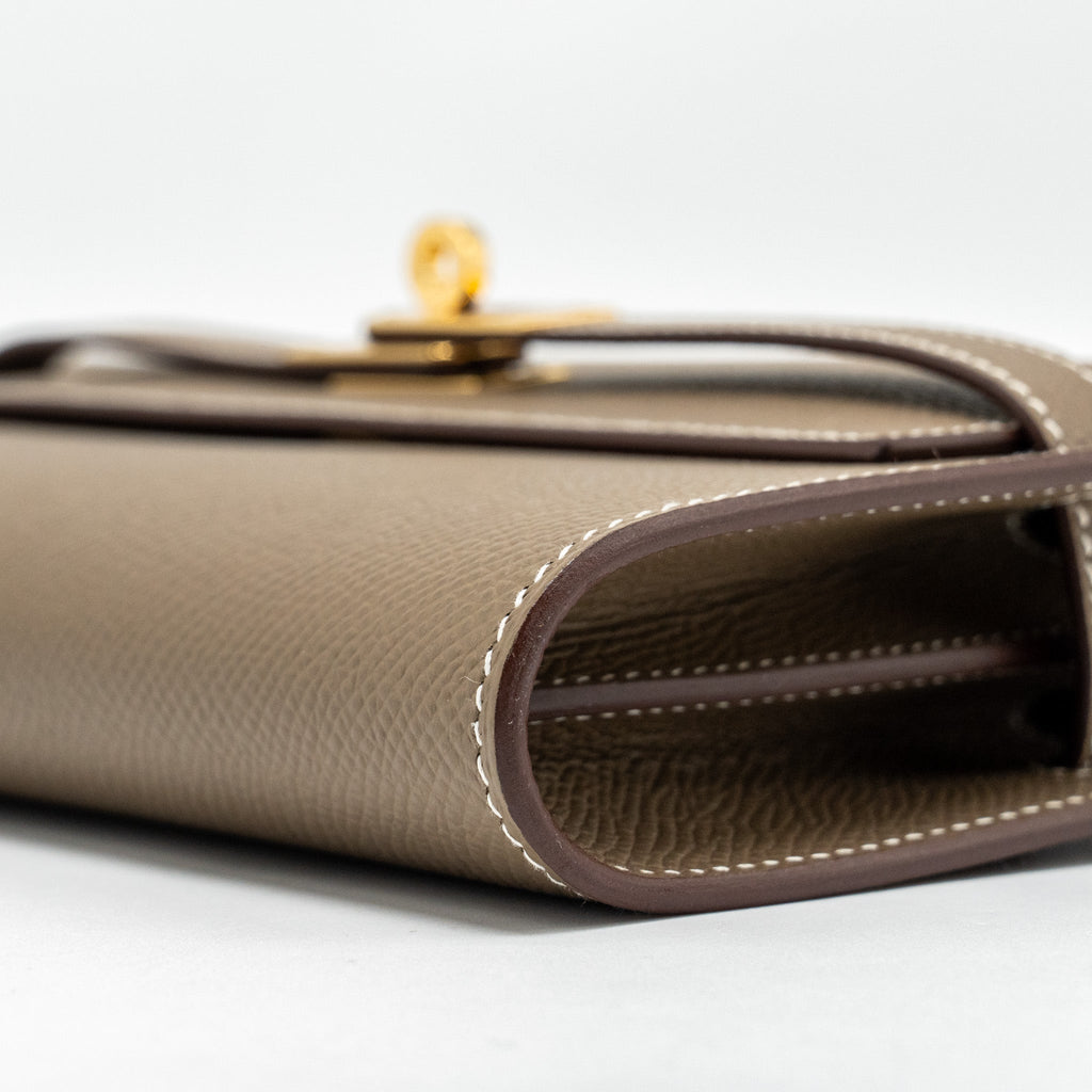 Hermes Kelly To Go Epsom Etoupe GHW