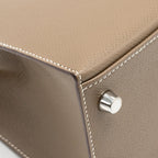Hermes Kelly 25 Epsom Etoupe SHW