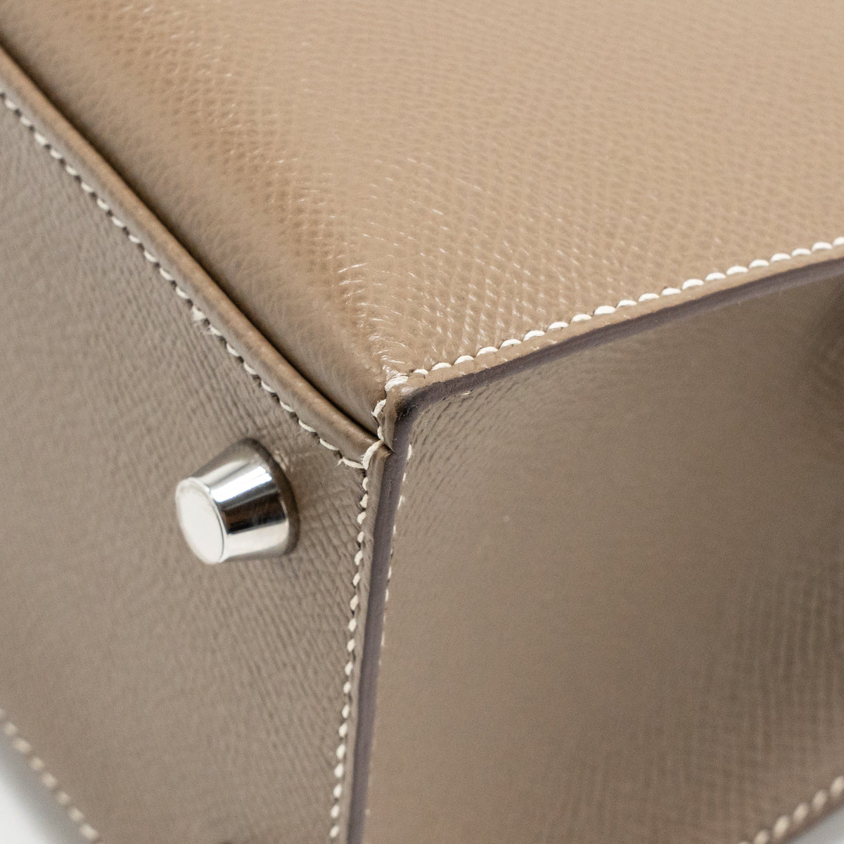Hermes Kelly 25 Epsom Etoupe SHW