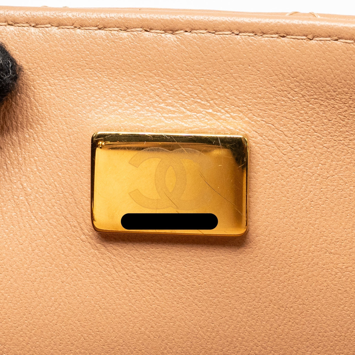 CHANEL MINI RECTANGULAR FLAP BAG LAMBSKIN CARAMEL LGHW (MICROCHIP)