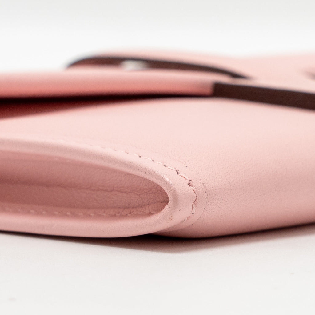 Hermes Jige Elan Wallet Swift Rose Sakura SHW