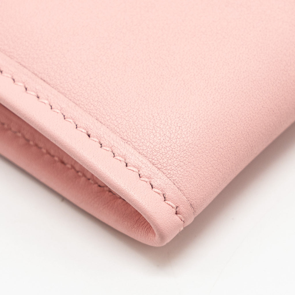 Hermes Jige Elan Wallet Swift Rose Sakura SHW