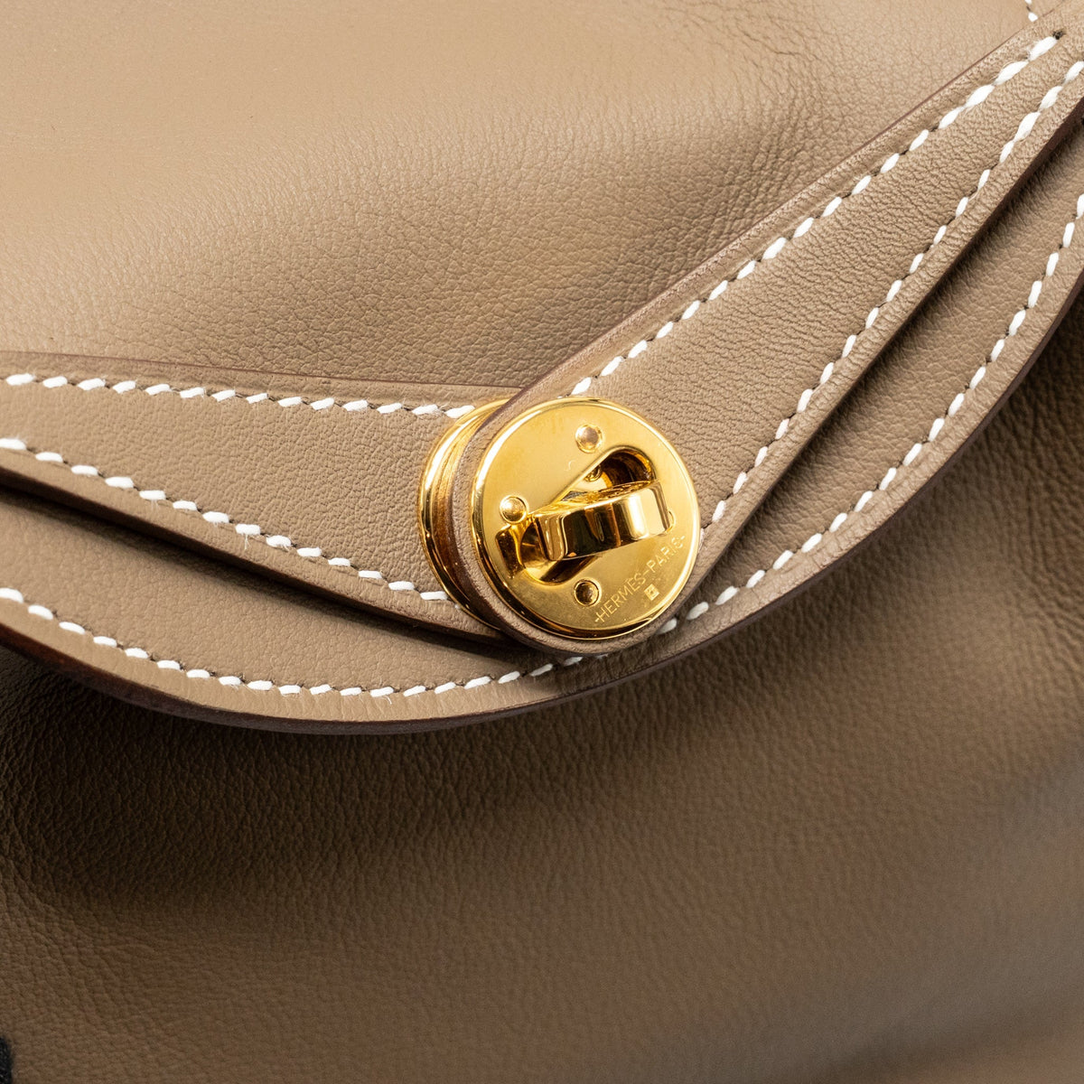 Hermes mini lindy II Swift Etoupe GHW