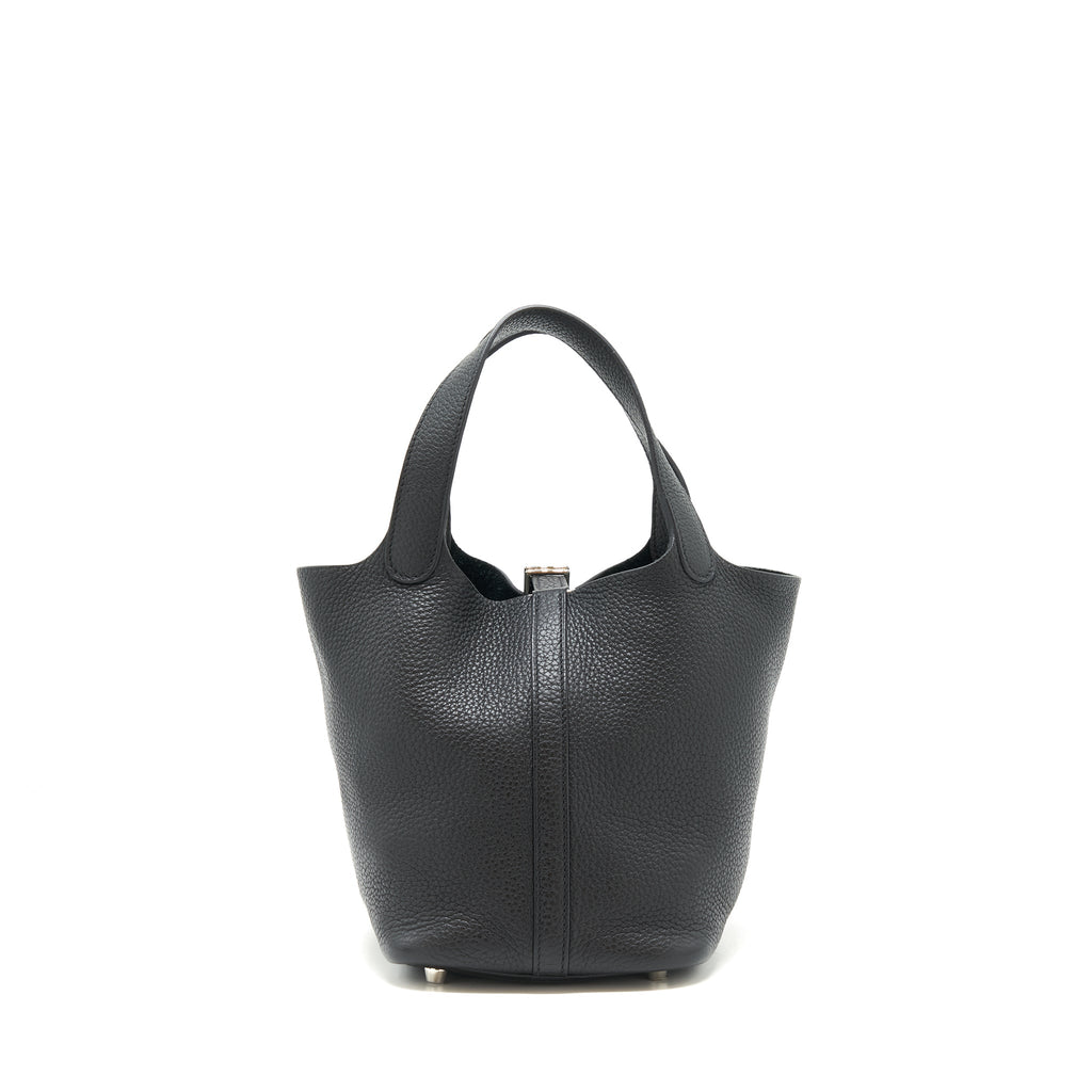 Hermes picotin 18 Lock bag black SHW