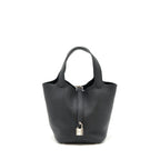 Hermes picotin 18 Lock bag black SHW