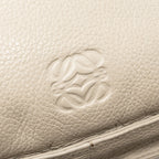 LOEWE FLAMENCO BAG CALFSKIN BEIGE LGHW
